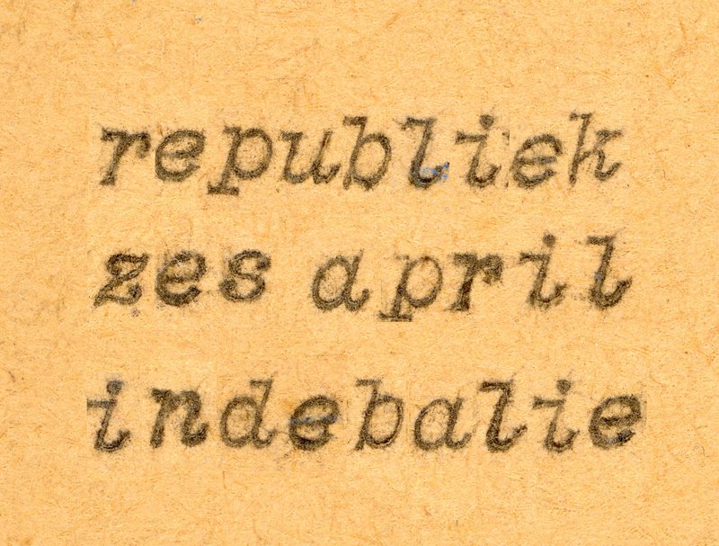 republiek 6 april 26 aankondiging